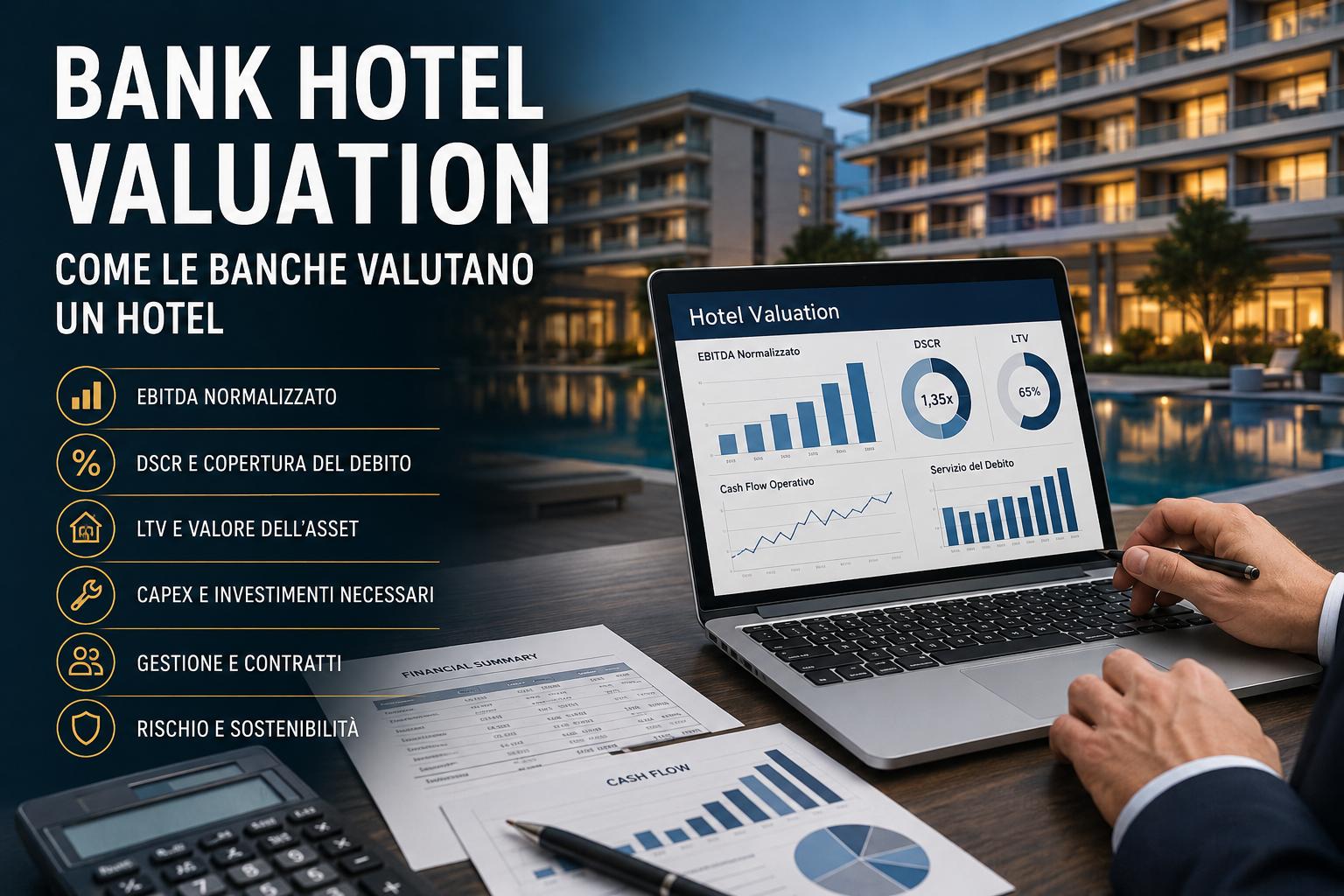 Bank hotel valuation: come una banca decide se un hotel è davvero finanziabile