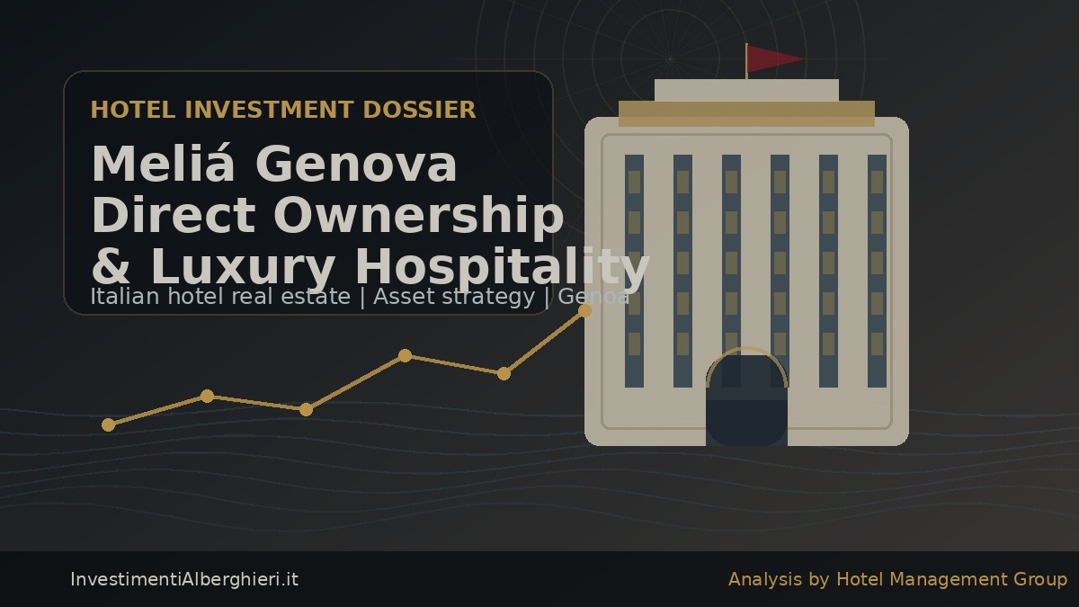 Meliá Genova: perché l’acquisizione dell’asset da parte di Meliá Hotels International segnala il ritorno selettivo della proprietà diretta negli hotel luxury italiani